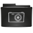Folder Black Pictures Icon 48x48 png